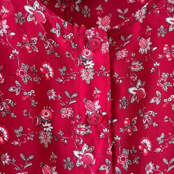 Saddle Ridge Floral Tank Top Size L - Picture 3 of 6